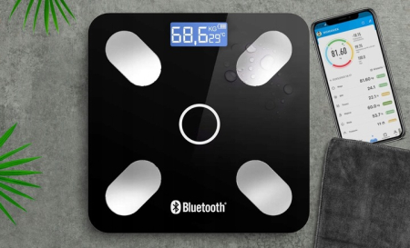 Cantar baie digital 180kg LCD negru (B8200) [8]