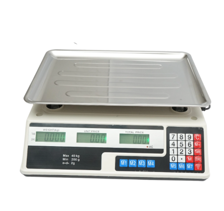 Cantar electronic - Cantar electronic cu ecran LCD, capacitate 40 Kg cu baterie 4V DISMX27 (BK79252)