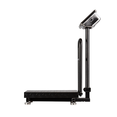 Cantar electronic cu platforma si spatar, LCD iluminat, baterie incorporata, memorare 5 preturi (M90165) [1]