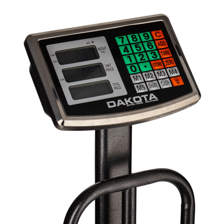 Cantar electronic cu platforma si spatar, LCD iluminat, baterie incorporata, memorare 5 preturi (M90165) [8]