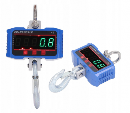 Scule electrice - Cantar electronic portabil 1000kg tip macara digital cu carlig (687365)