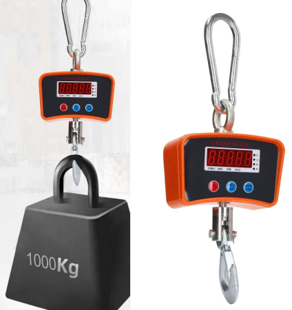 Scule electrice - Cantar electronic portabil 1000kg tip macara digital cu carlig (BX-9026)