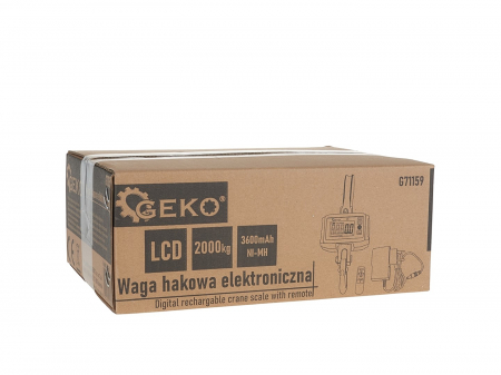 Cantar electronic portabil 2000kg tip macara digital cu carlig si telecomanda (G71159) [10]