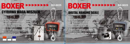 Cantar electronic portabil 500kg tip macara digital cu carlig si telecomanda (BX-9025) [4]