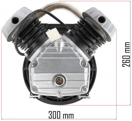 Cap compresor 392L/min cu motor electric 3kW 50L 150L (PM-KO-50T-V2-SPR) [2]