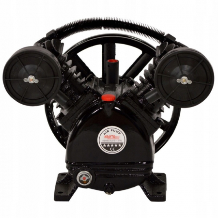 Cap/cilindru compresor - Cap compresor aer cu 2 cilindri pistoane pentru 4kW 860L min (KD1404)