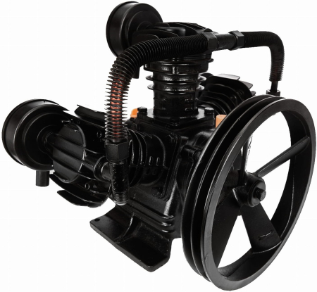 Cap compresor aer cu 3 cilindri pistoane pentru 3kW 150-200L 360L/min (KD1405) [8]