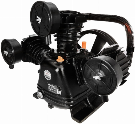 Cap compresor aer cu 3 cilindri pistoane pentru 3kW 150-200L 360L/min (KD1405) [9]