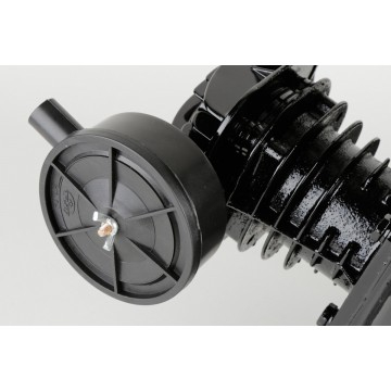 Cap compresor aer cu 3 pistoane de 90mm debit 1150 l/min 10 Bar actionare prin 2 curele pentru butelie 200-500L (V3090) [2]