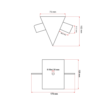 Cap cruce despicator lemne 5-7 Tone (DISDC72) [4]