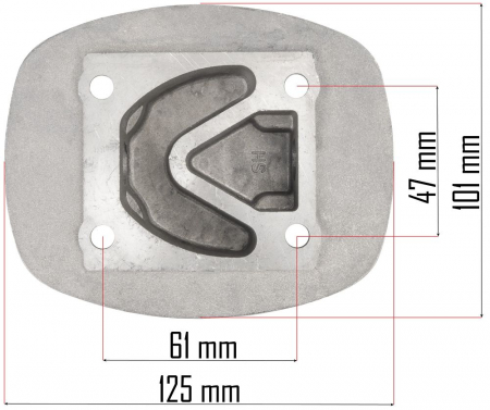 Cap piston chiuloasa cap compresor (PM-KO-100T-V2-GC) [2]