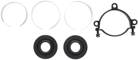 Capac aspirare praf polizor 125 mm, reglaj 7-34 mm, iesire 36 mm, adaptoare incluse (KD1979) [1]