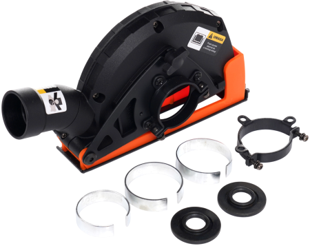 Scule electrice - Capac aspirare praf polizor 125 mm, reglaj 7-34 mm, iesire 36 mm, adaptoare incluse (KD1979)