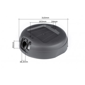 Capac superior si carcasa turbina pentru aspirator industrial ER2000 (ER2000-2) [6]