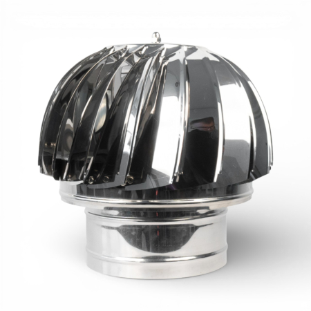 Altele - Capac terminal rotativ pentru cos de fum, inox, Ø180 mm (BRM02489)