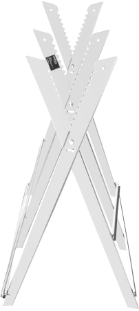 Capra metalica taiere lemn 120 kg, otel galvanizat, pliabila, brate reglabile (KD11890) [13]