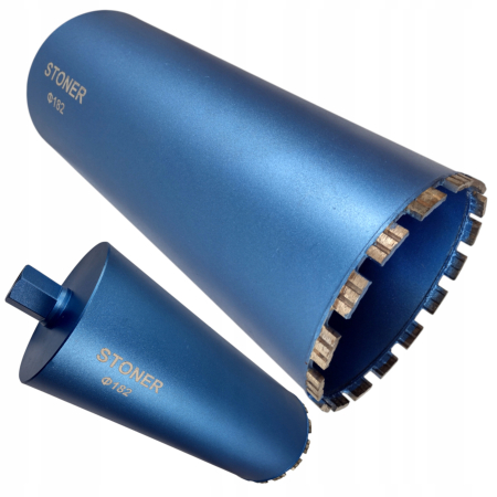 Altele - Carota diamantata 182mm x 450mm 16segmente 1-1/4" UNC beton caramida zidarie (S12187)