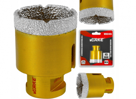 Scule de mana - Carota diamantata piatra gresie faianta beton 45mm M14 (V05145)