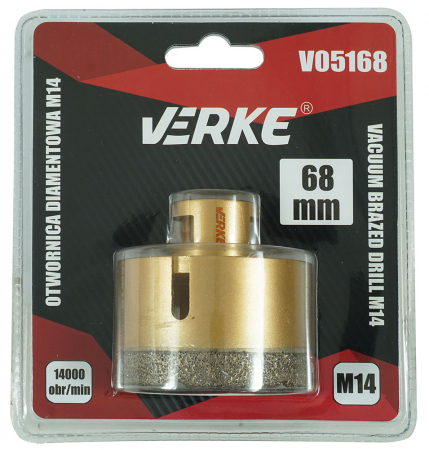 Carota diamantata piatra gresie faianta beton 68mm M14 (V05168) [2]