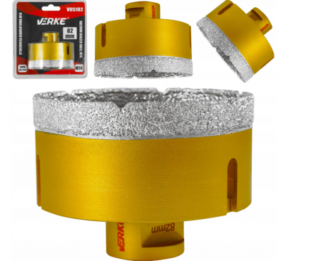 Scule de mana - Carota diamantata piatra gresie faianta beton 82mm M14 (V05182)