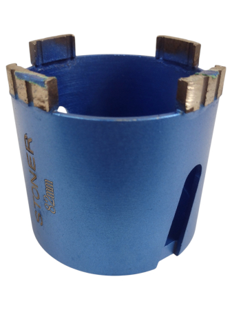 Altele - Carota freza diamantata 82mm 4 segmente M16 SDS+ (S12213)