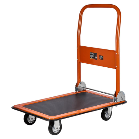 Produse noi (necategorizate) - Carucior cu platforma pentru magazie transport capacitate 150kg (KD3091)