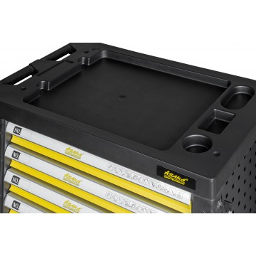 Carucior de atelier si dulap scule mobil cu 7 sertare, echipare 156 piese din otel CrV (AS-156) [19]