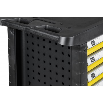 Carucior de atelier si dulap scule mobil cu 7 sertare, echipare 156 piese din otel CrV (AS-156) [16]