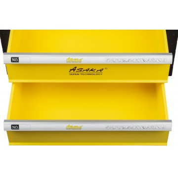 Carucior de atelier si dulap scule mobil cu 7 sertare, echipare 156 piese din otel CrV (AS-156) [18]
