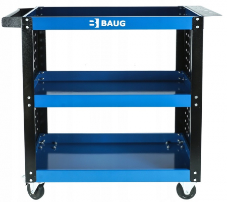 Carucior metalic scule atelier cu roti 3 rafturi (B3902) [6]