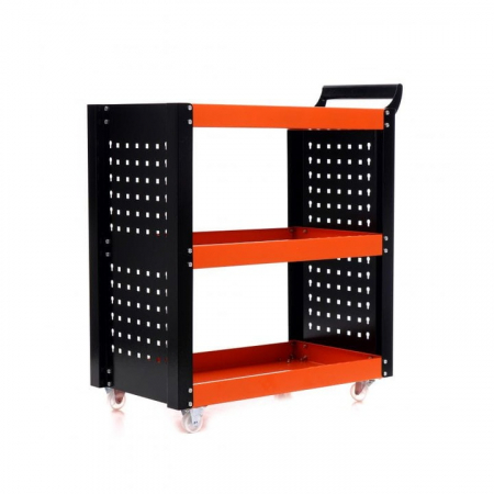Carucior metalic scule atelier cu roti 3 rafturi (KD365) [3]