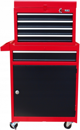 Carucior metalic scule atelier cu roti 5 sertare usa detasabil maner (MTCX-201) [7]