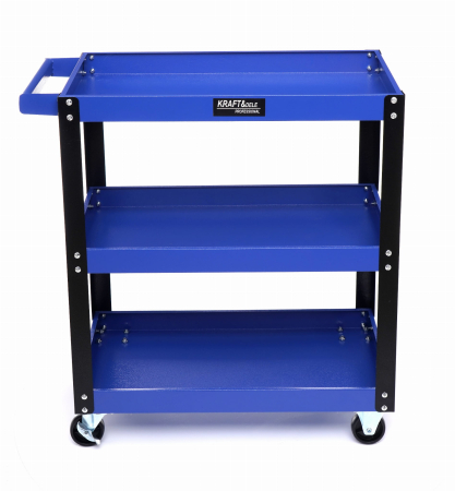 Carucior scule atelier cu roti 3 rafturi albastru (KD1066) [6]