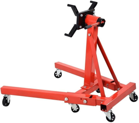 Carucior stand suport motor 900kg rotativ 360° pliabil cu 6 roti (KD325) [6]