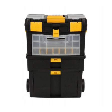 Carucior trusa pentru scule cu roti de transport 3 sertare (KD1075) [2]