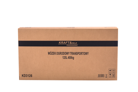 Carut de transport pentru gradina 125L 400KG (KD3126) [15]