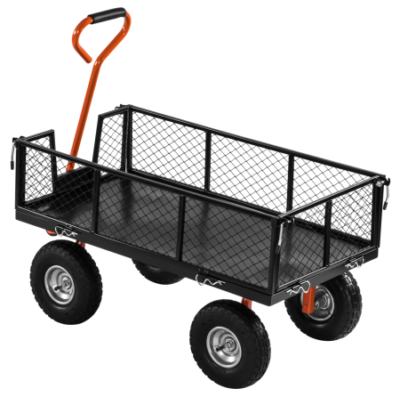 Altele - Carut de transport pentru gradina 125L 400KG (KD3126)