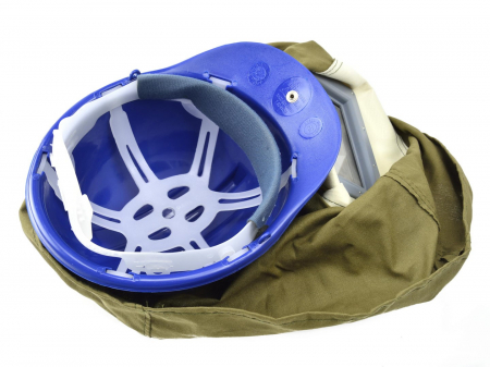 Casca + masca halat protectie sablare nisip (G02023) [2]