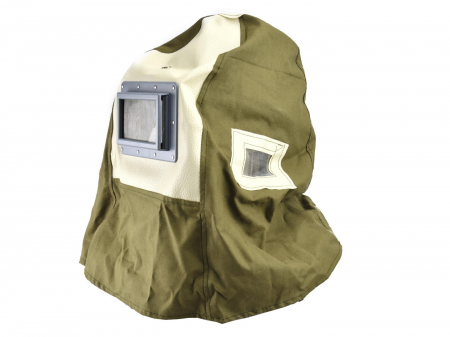 Casca + masca halat protectie sablare nisip (G02023) [1]