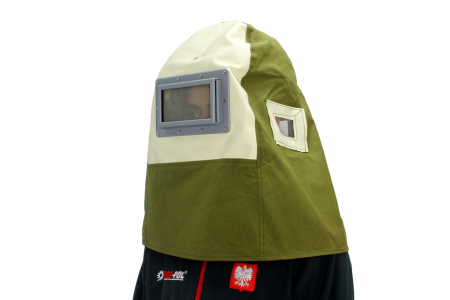 Casca + masca halat protectie sablare nisip (M805907) [5]