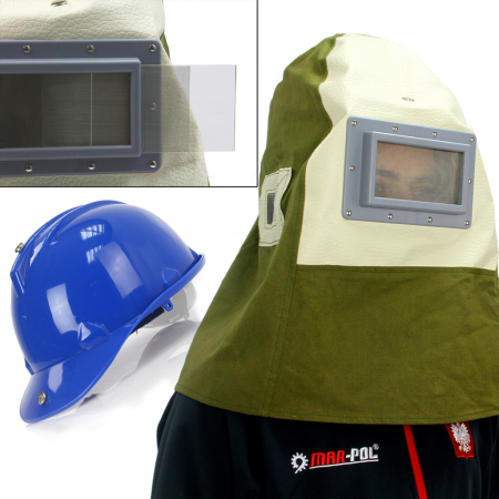 Scule Atelier Auto - Casca + masca halat protectie sablare nisip (M805907)