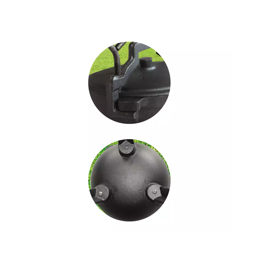 Cazan, ceaun, fierbator din fonta, capacitate 5 l (KH-2231) [8]