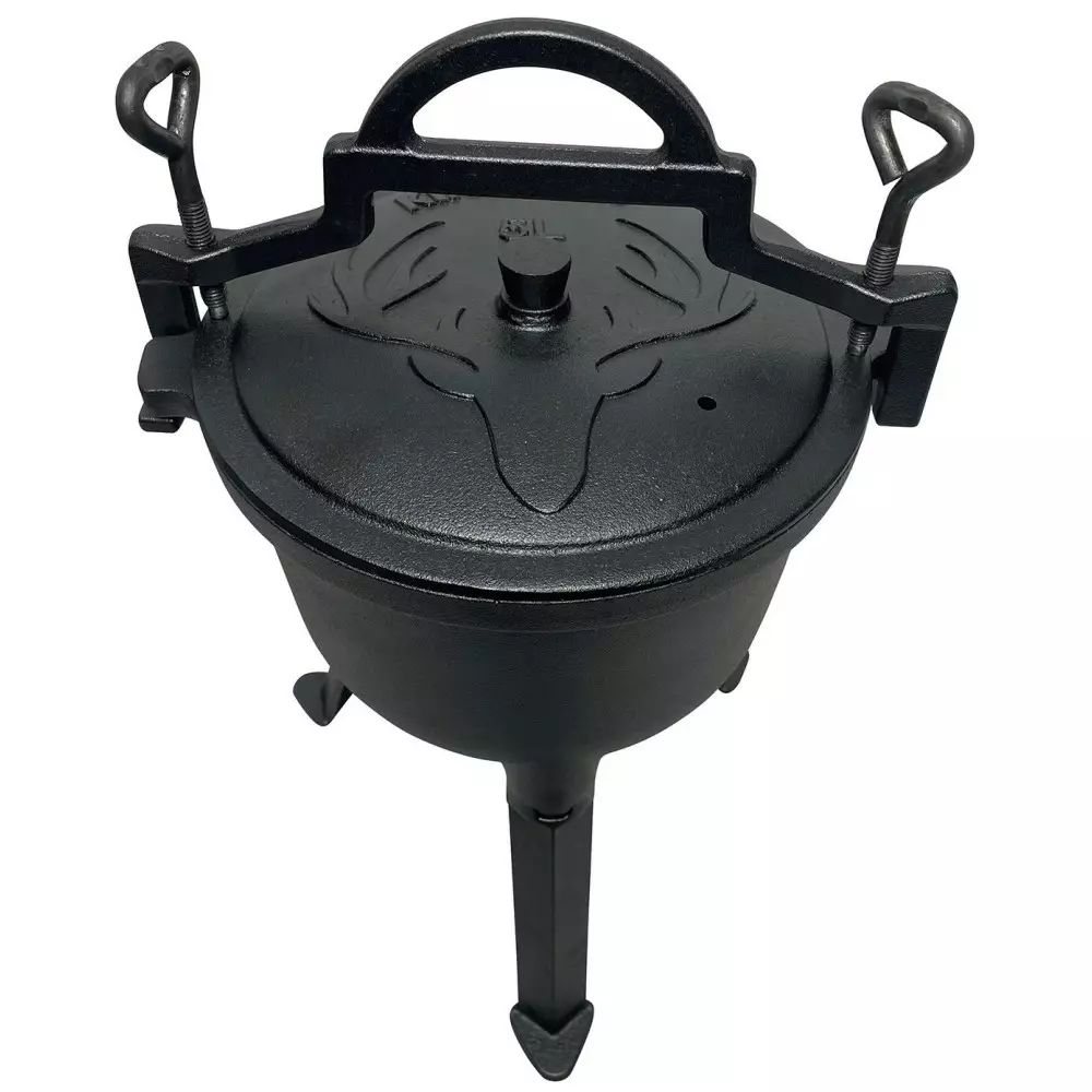 Cazan, ceaun, fierbator din fonta, capacitate 5 l (KH-2231) [2]