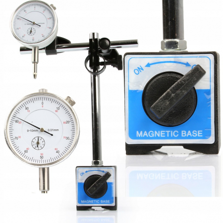 Scule Atelier Auto - Ceas comparator 0-10mm cu baza magnetica (M57660)