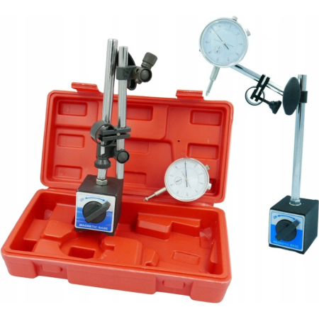 Produse noi (necategorizate) - Ceas comparator cu suport talpa magnetic magnetica 0-10mm (KD11398)