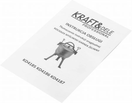 Ceaun de vanatoare din fonta cu capac si picioare 10L (KD4187) [7]