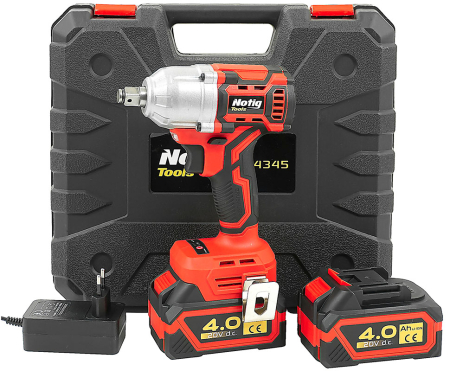 Cheie de impact cu acumulator 20V 2x4.0Ah fara perii pentru strangere si desfacere suruburi (N4345) [1]