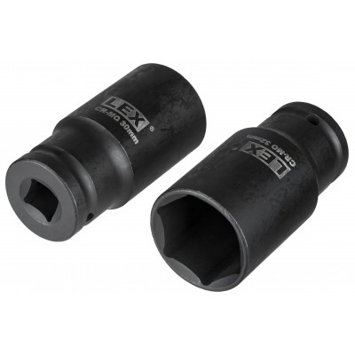 Set tubulare de impact 1/2" scurte si lungi 8-32 mm, 35 piese in valiza (LXISS36E) [4]