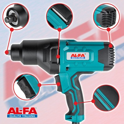 Cheie de strangere cu impact electrica 2300W 800Nm 1/2" (ALEW2) [2]