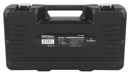 Cheie dinamometrica reversibila 1/4″ 5-25Nm 32piese cu set biti torx spline hexagon (KD11394) [2]